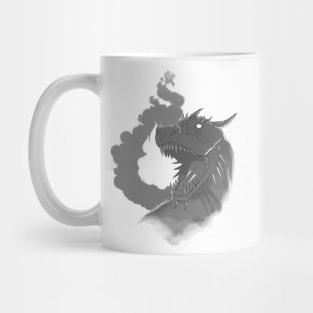 Dragon and Flame-Gray Version Mug